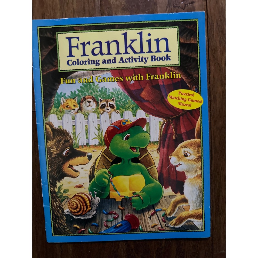 Franklin Coloring and Activity Book‎ Fun and Games 2000 Modern Publishing